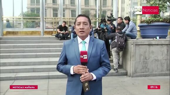 Wilfredo Oscorima llegó a la Fiscalía