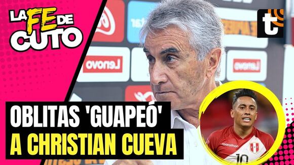 Oblitas 'guapeó' a Christian Cueva