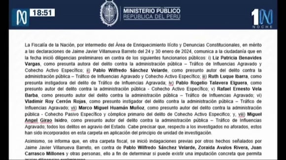 Caso Patricia Benavides