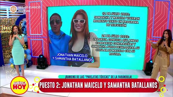 Milena Zárate opina sobre la relación de Maicelo