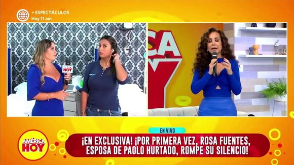 Rosa Fuentes habla de su relación de padres con Hurtado
