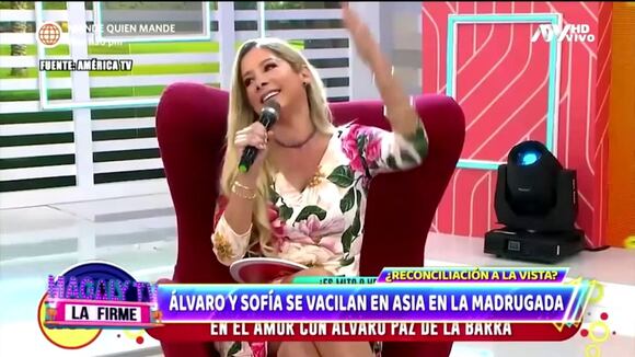 TROME | ¿Se reconciliaron? Sofía Franco y Álvaro Paz de la Barra fueron captados en Asia y de madrugada