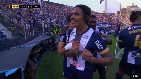 Paolo Guerrero marcó el 1-0 de Alianza Lima vs Talleres por Copa Libertadores. (Video: Telefe)