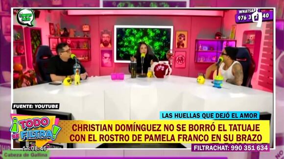 TROME - Christian Domínguez responde por tatuaje