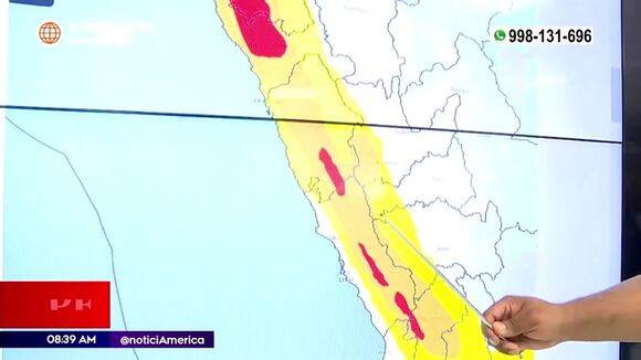 Ciclón Yaku se presenta frente a la costa peruana