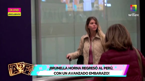 TROME - Brunella rompe su silencio tras confirmar su embarazo: llegó feliz de su viaje con Richar Acuña