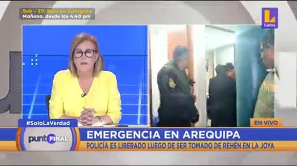 TROME | Manifestantes toman de rehén a policía en Arequipa (Latina)