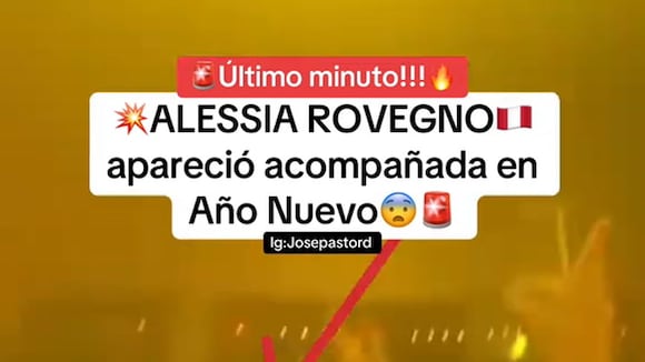 TROME - Alessia Rovegno es captada pasando Año Nuevo con nuevo galán