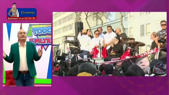 TROME - Cachuca se une a la marcha por la seguridad ciudadana y brinda concierto frente al Congreso: “No tenemos miedo”