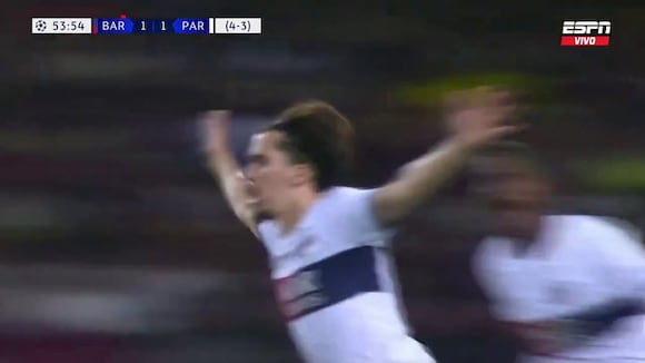 Gol de Vitinha para Barcelona 1-2 PSG en Champions League. VIDEO: ESPN