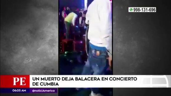 Ate: Un muerto y tres heridos tras balacera en concierto de cumbia