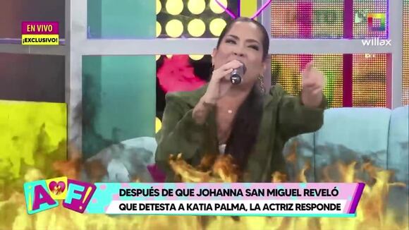 TROME - Katia Palma descarta trabajar con Johanna San Miguel: “Prefiero tomar thinner”
