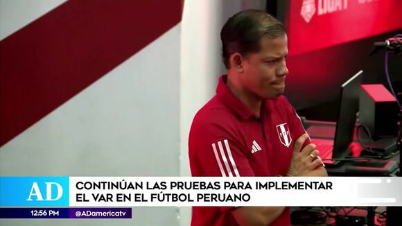 Continúan pruebas de VAR en Perú
