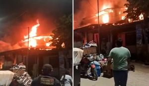 ¡Tragedia en Puerto Maldonado! Familia murió mientras dormía cuando su casa se incendió