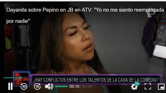 TROME | Dayanita sobre Pepino en JB en ATV (Al sexto día)