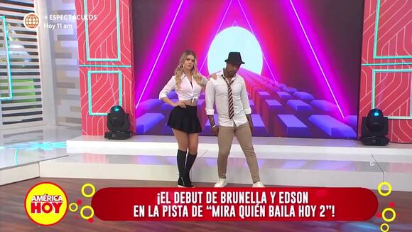 Brunela baila con Giselo