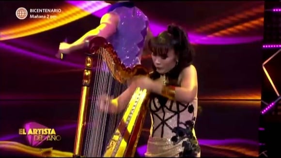 presentación-laurita pacheco con arpa