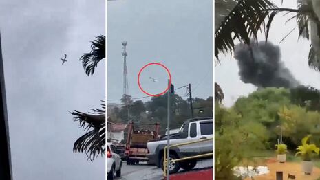 ¡Tragedia en Brasil! Avión se estrella con al menos 60 pasajeros