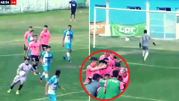 Arquero marca golazo desde su propio arco en el fútbol argentino
