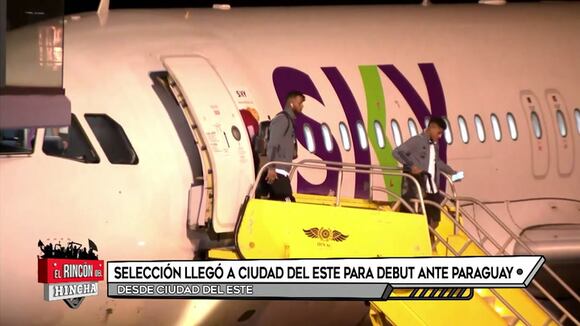 Selección peruana llegó a Paraguay