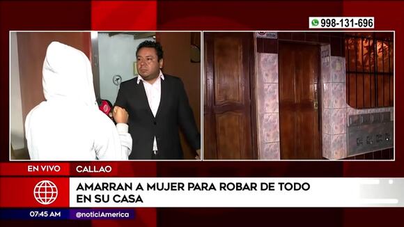 Callao: amarran a mujer para robar todo en su casa