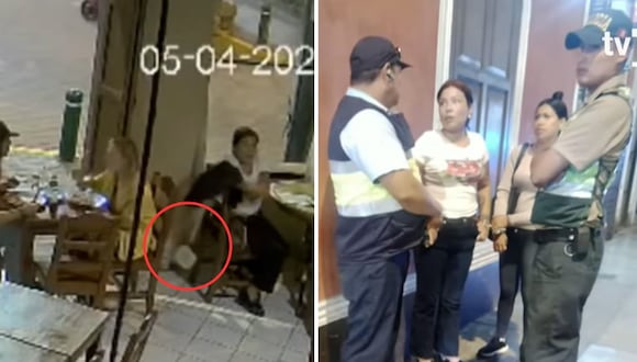 Miraflores: captan a dos mujeres robando cartera de turista en restaurante
