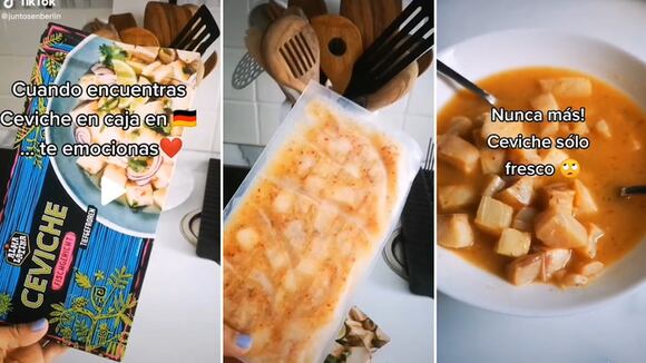 Peruana compra ceviche en caja en Alemania y se lleva una gran decepción: “¡Nunca más!”