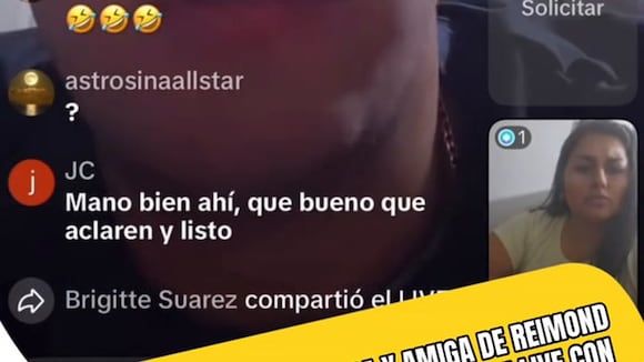 TROME - Reimond Manco sorprende al hacer live con mujer que expuso sus chats picantes