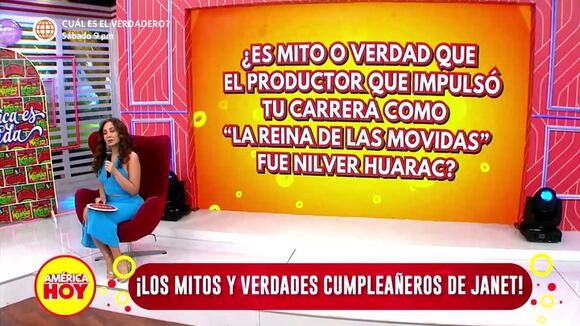 Nilver Huarac manda saludos a Janet Barboza