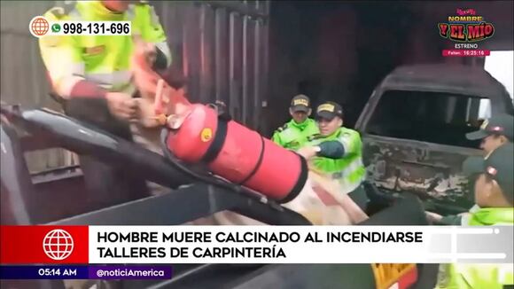 Hombre muere calcinado en incendio