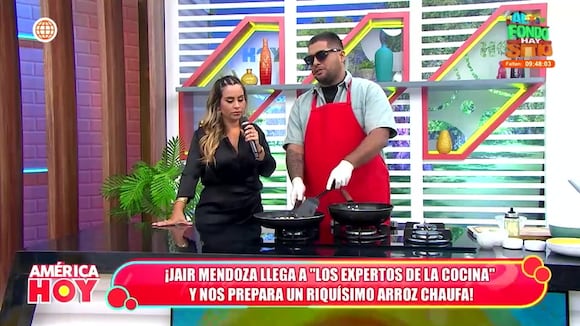 Jair Mendoza se muestra incómodo con Janet Barboza