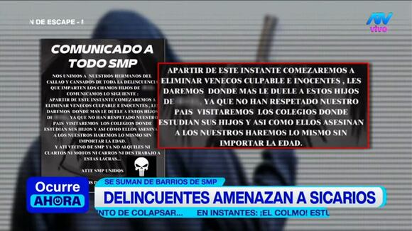 TROME | Delincuentes de SMP se unen a ‘chalacos’. Video: ATV