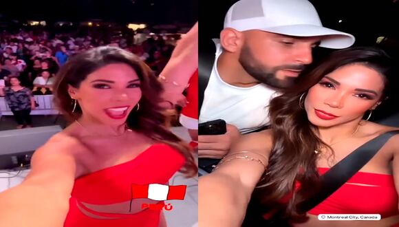 Karen Dejo celebró Fiestas Patrias junto su novio Shahid Khan en Canadá