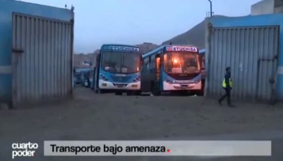 TROME | Extorsionan a empresa de transporte Los Chinos (Cuarto Poder)