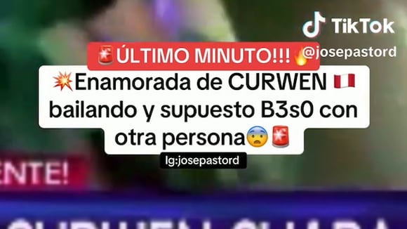 TROME - Carlita, novia de Curwen, es captada ¿'chapando’ con otro? Magaly se burla: “Más guapo que tú”