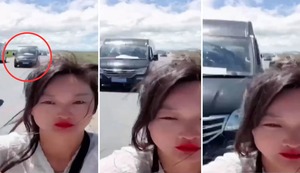 Influencer es atropellada mientras realizaba una transmisión en vivo