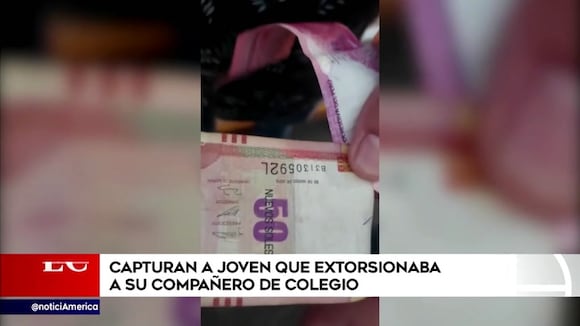 Capturan a joven que extorsionaba a su compañero