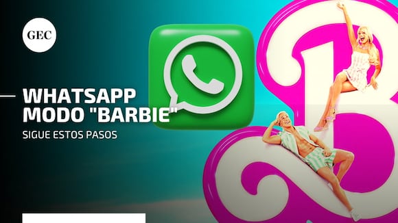 WhatsApp: mira cómo activar el modo "Barbie" en la aplicación
