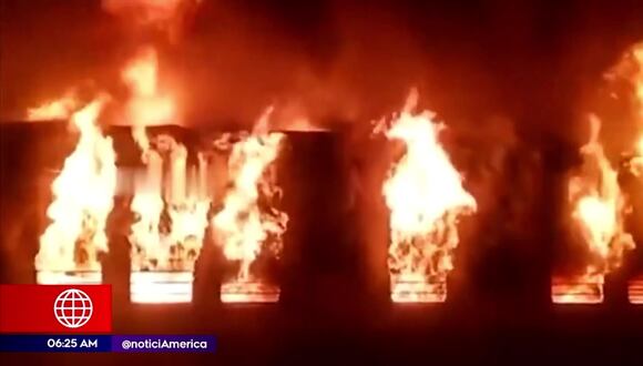 India: Incendio en un vagón de tren dejó 10 personas muertas