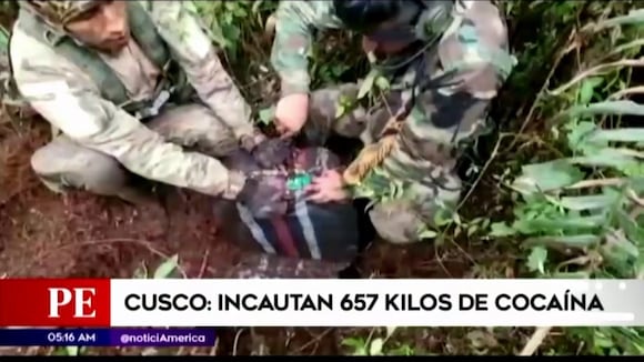 Cusco: Policía incautan 657 kilos de droga en una intervención