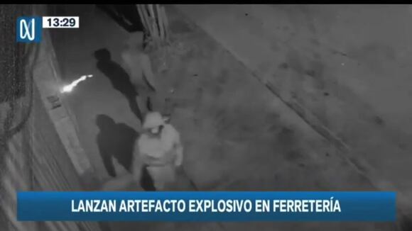 TROME - Extorsionadores detonan explosivo en ferretería: le exigen al dueño el pago de 50 mil soles