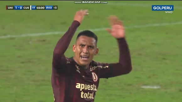 Gol de Alex Valera para el 1-0 de Universitario sobre Cusco FC. (Video: GOLPERU)