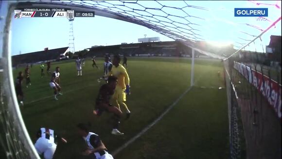 Autogol de Josepmir Ballón para el 1-0 de Mannucci sobre Alianza Lima. (Video: GOLPERU)