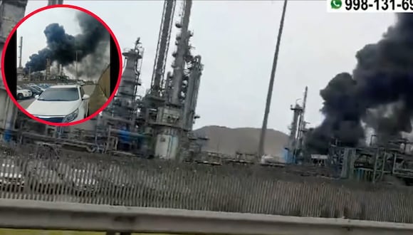 Incendio en refinería Pampilla