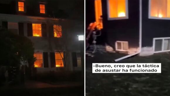 Estados Unidos: Decoración realista de Halloween hizo movilizar a los bomberos en Nueva York | VIDEO