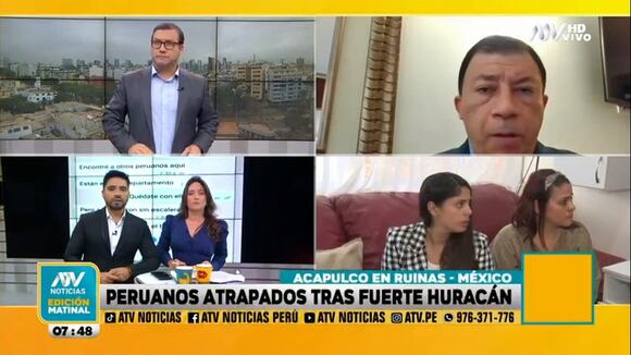 TROME - Huracán ‘Otis’: Cónsul reportó 11 peruanos desaparecidos tras desastre natural en México