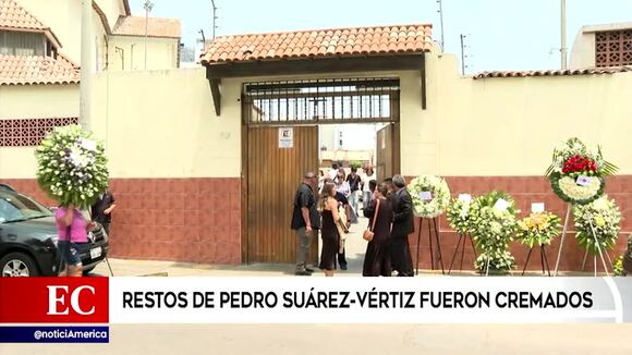 Restos de Pedro Suárez-Vértiz fueron cremados
