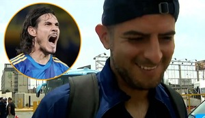 Zambrano resta importancia a la presencia de Cavani para el partido en La Bombonera