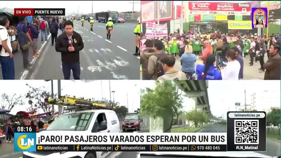 Situación del paro en Panamericana Norte