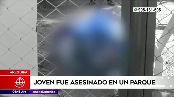 Arequipa: Joven fue asesinado en un parque